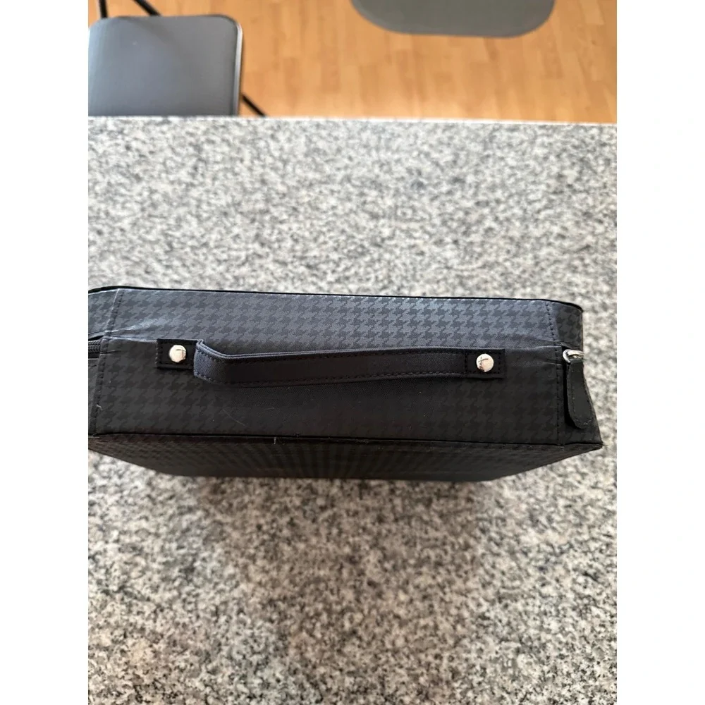 Dior Beauty Makeup Organizer Case Unisex OS Black Good Houndstooth Travel Vanity